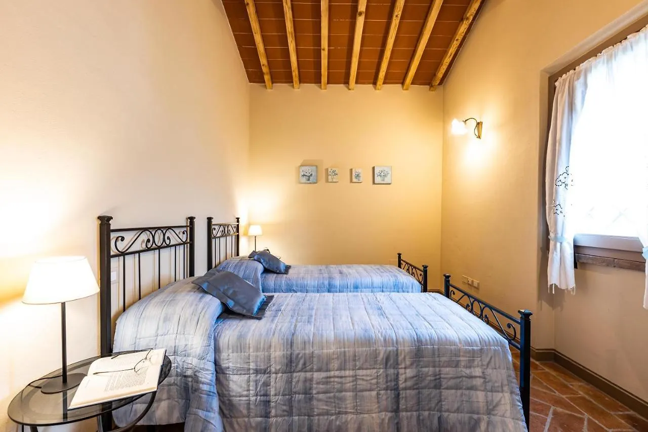 Апартаменты Appartamento In Casale Con Piscina Casa I Pavoni Кьянни