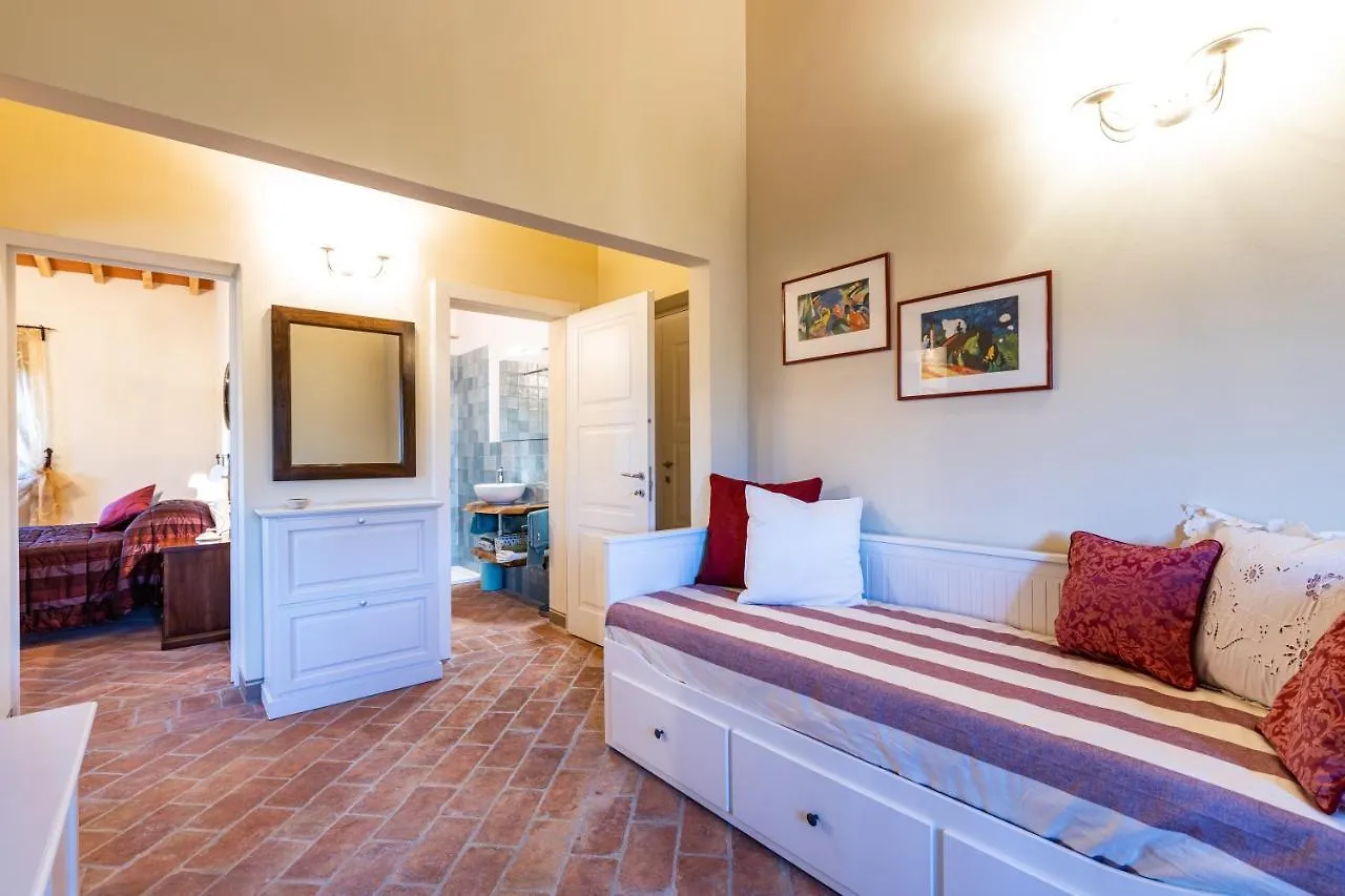 Appartamento In Casale Con Piscina Casa I Pavoni Кьянни