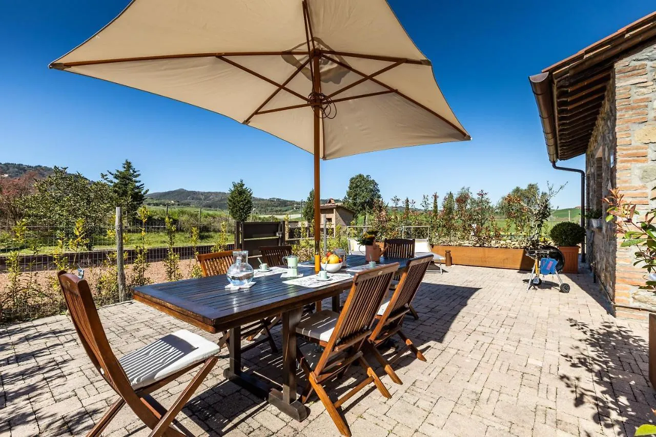 Appartamento In Casale Con Piscina Casa I Pavoni Кьянни 0*,