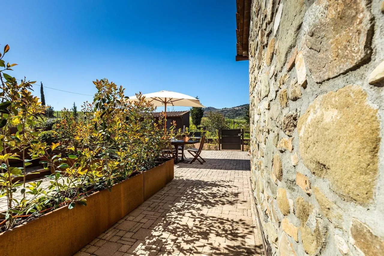 Appartamento In Casale Con Piscina Casa I Pavoni Кьянни